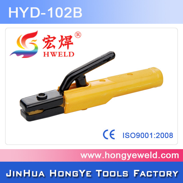 作为电焊时的一个电极