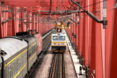 在接触网岗位上已坚守2